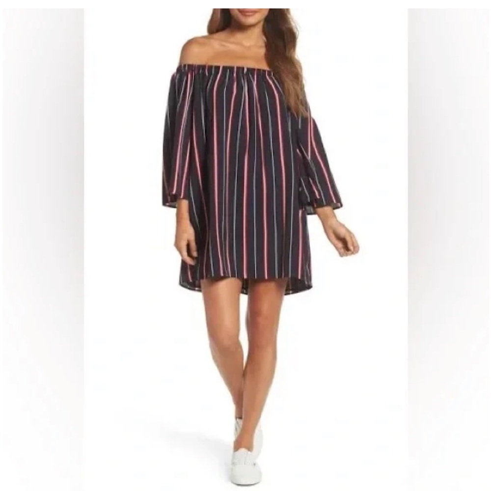French Connection Hasan Off Shoulder Dress NEW